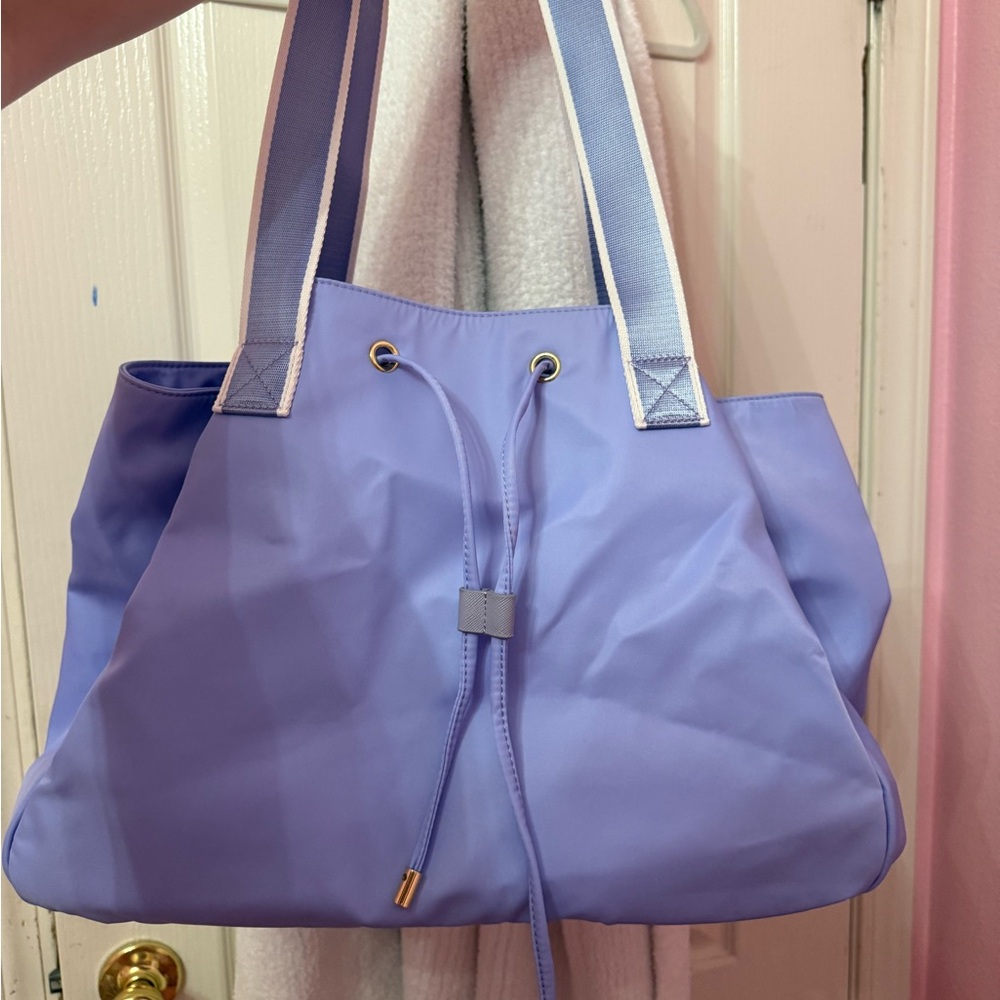 Purple Drawstring Tote Bag Stoney Clover Lane